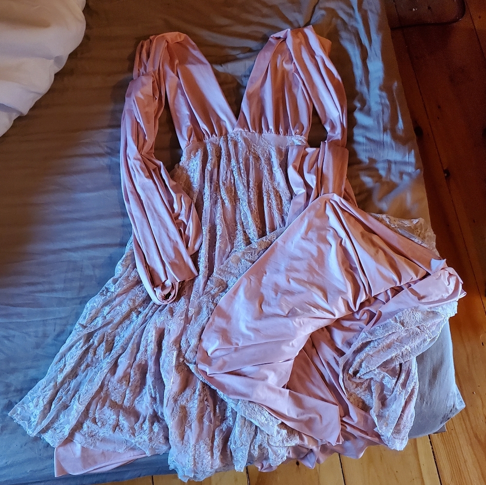Etsy Custom Octopus Convertible Dress with Lace Overlay